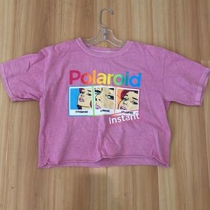 Pink Polaroid shirt!